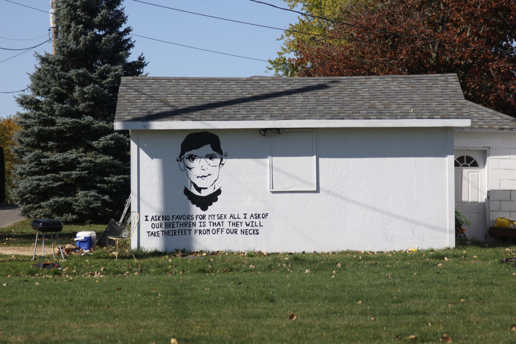RBG mural appears in Dyersville